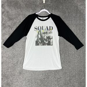 American Apparel Christmas Story Squad Raglan Jersey T-Shirt Mens Size Medium